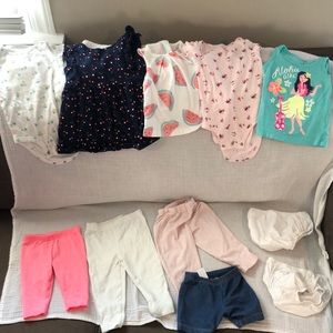 22 piece assorted baby clothes